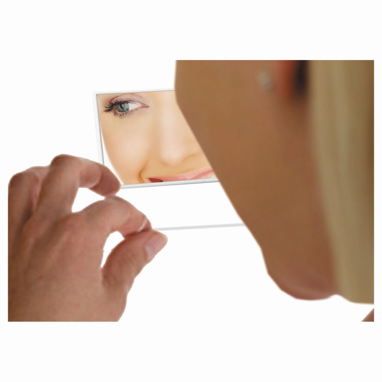 44 Yards Credit Card Size Dental Floss Dispenser with Mirror and Pouch 2