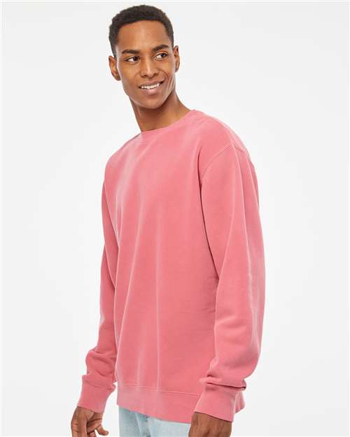 Unisex Midweight Pigment-Dyed Crewneck Sweatshirt - PRM3500 83