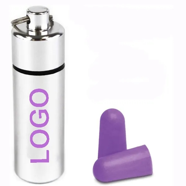 Foam Earplugs in Metal Container 4