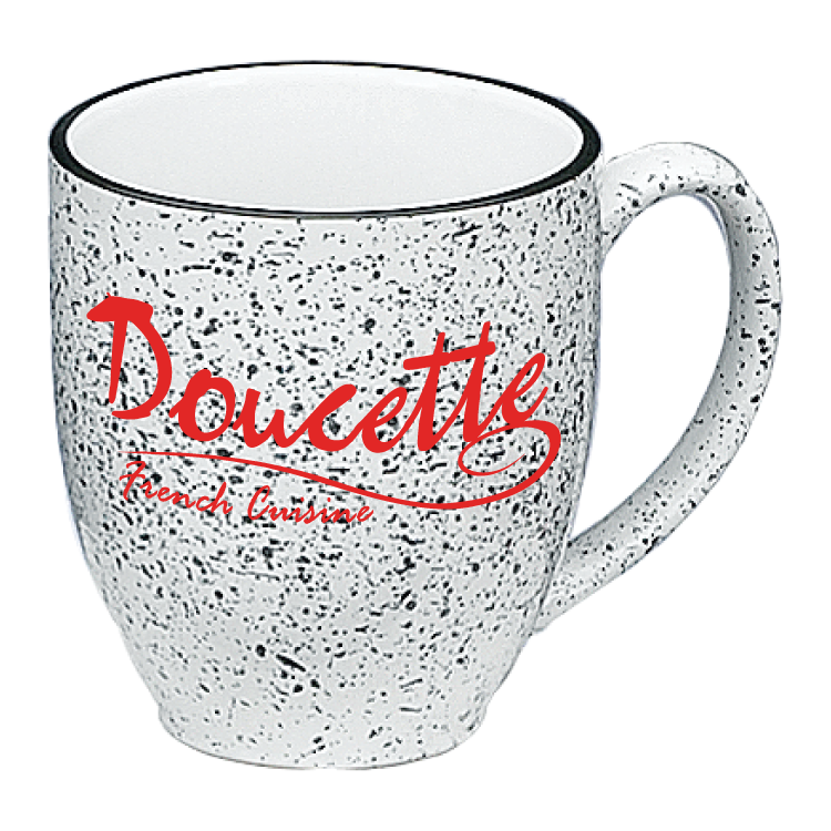 16 oz White Stone Bistro Mug
