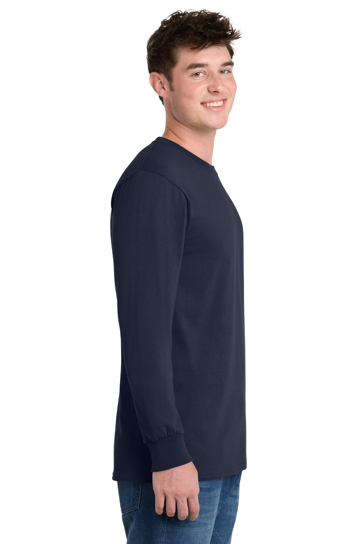 Port & Co Tall Long Sleeve Essential Tee. PC61LST 154