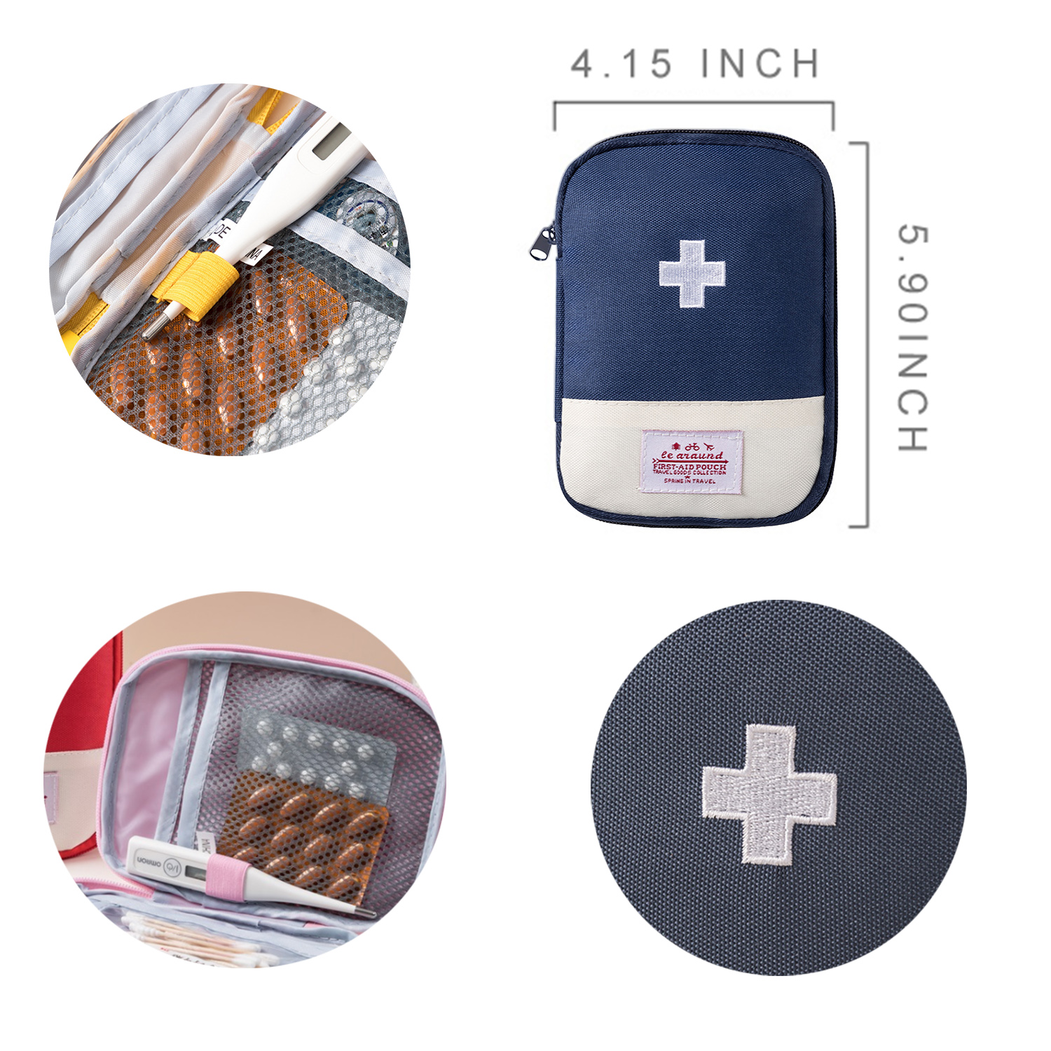 Waterproof Zipper First-Aid Kits Pouch 2