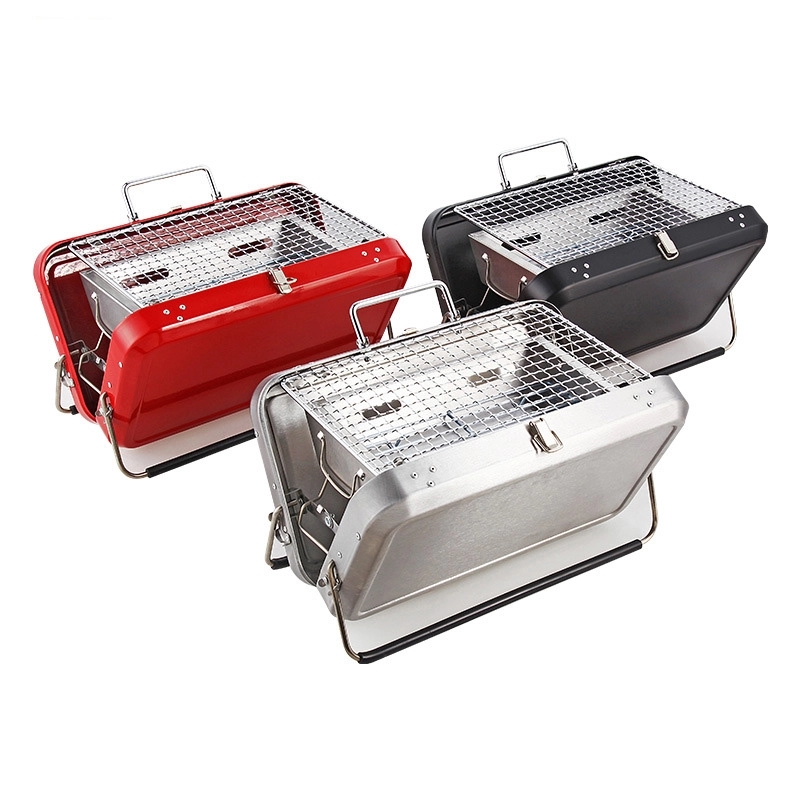 Stainless Steel Portable Folding Charcoal Barbecue Grill 2