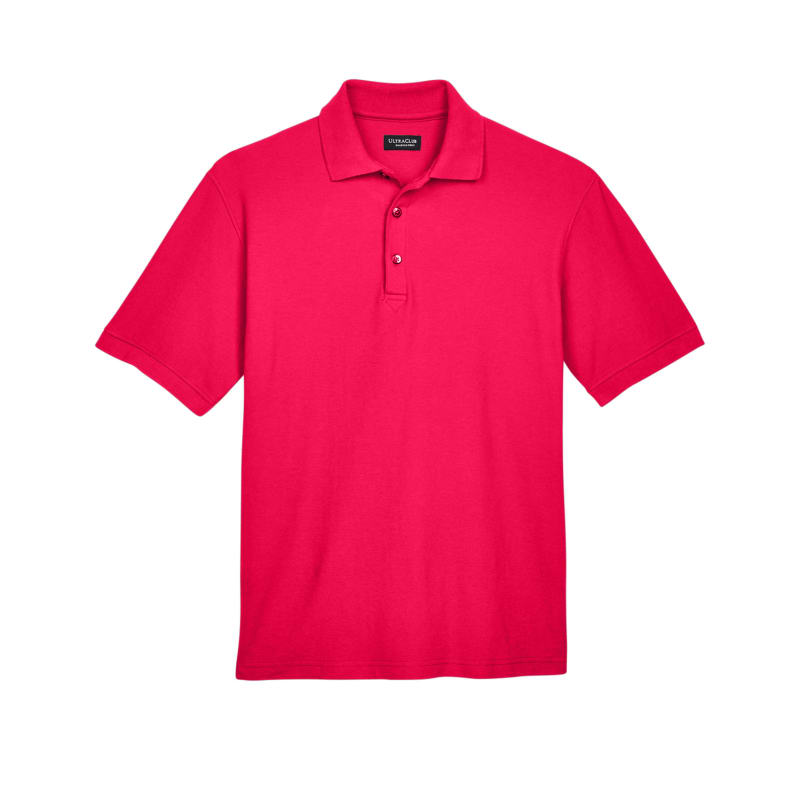 UltraClub Mens Whisper Piqu Polo 9