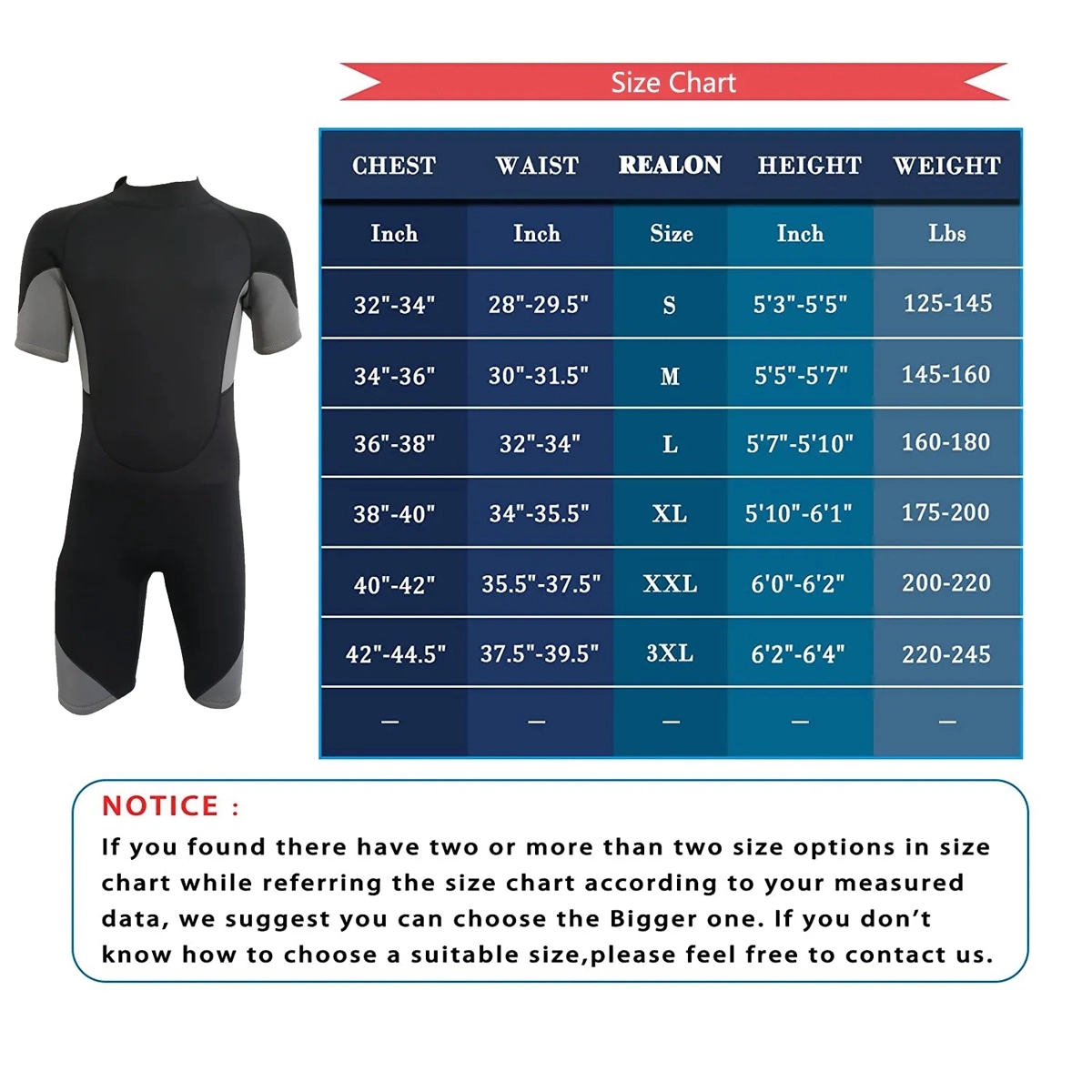 Neoprene Short Sleeves Wet Suits 2