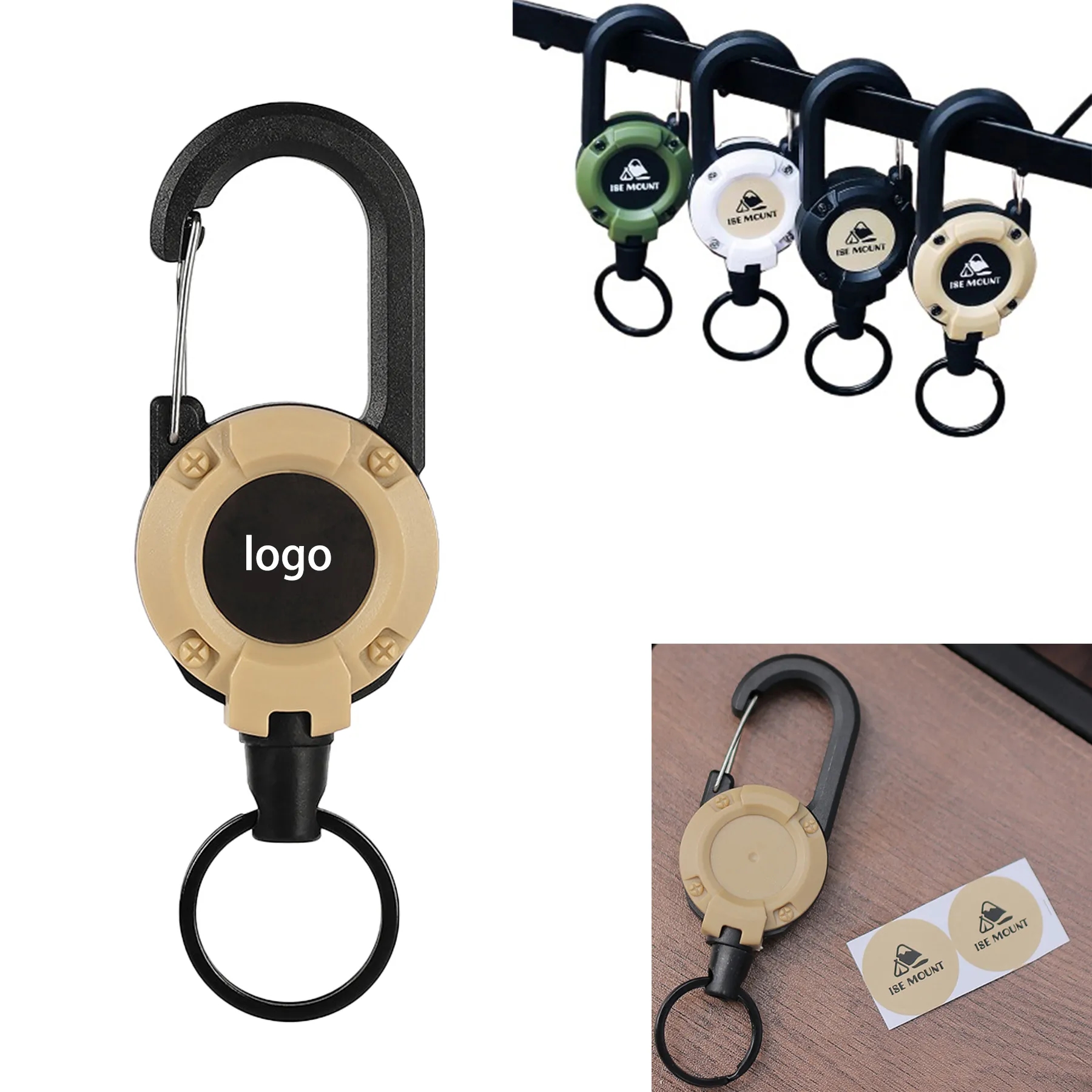 Tactical metal lanyard with drawstring 1
