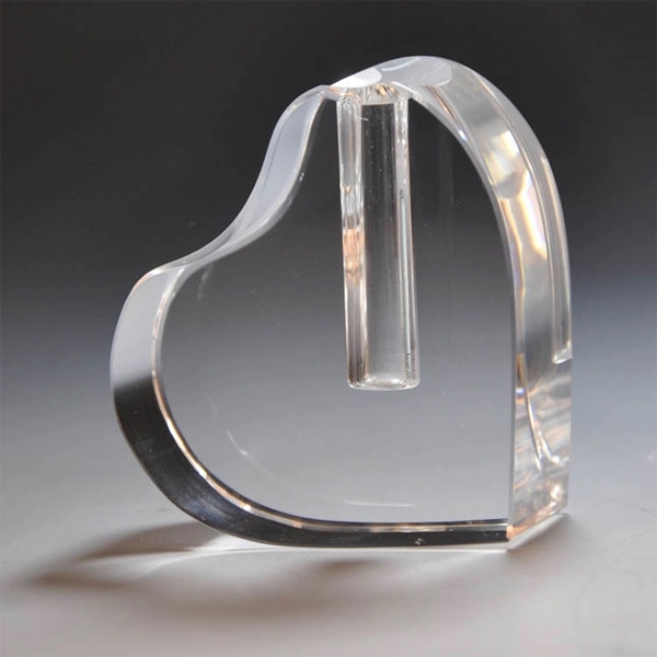Heart Shaped Crystal Vase 4