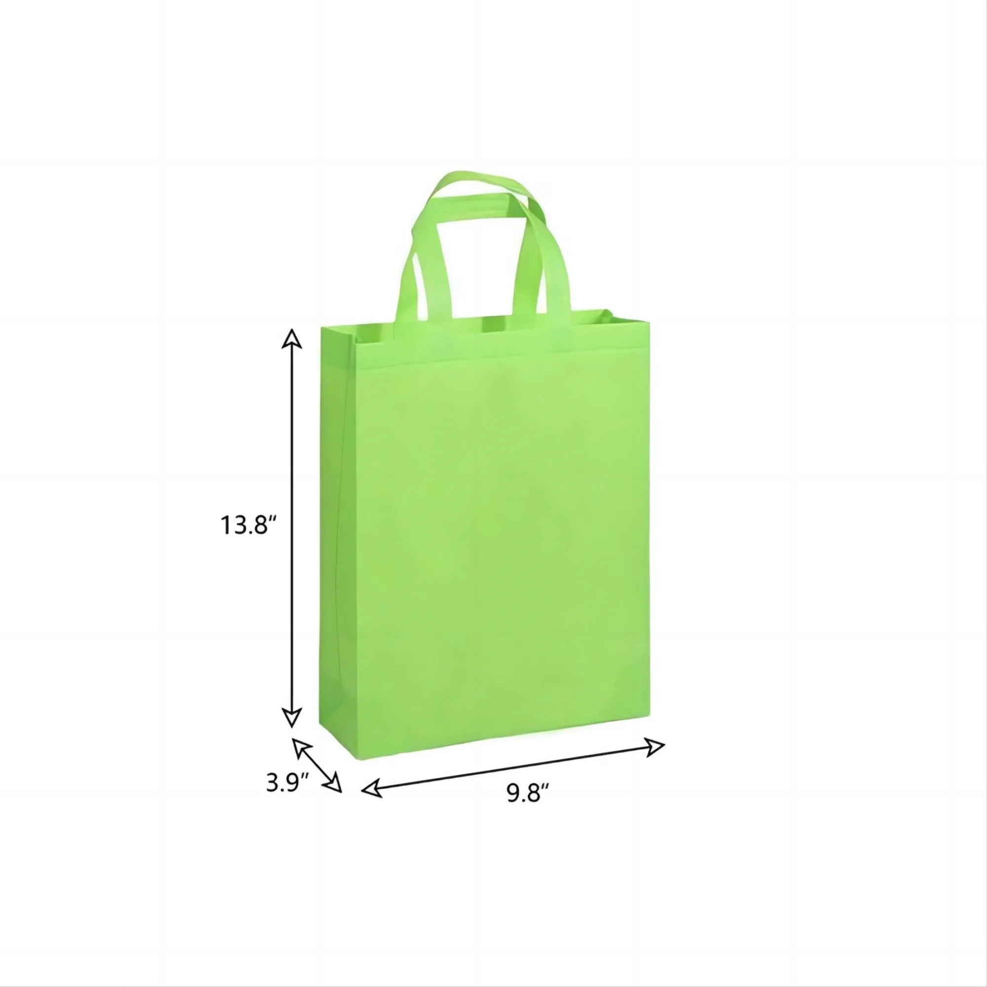 MOQ100 Non-woven Tote Bags Reusable Gift 13 Colors 3