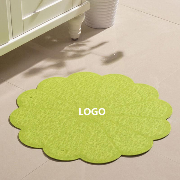 Round flower rubber non-slip mat 6