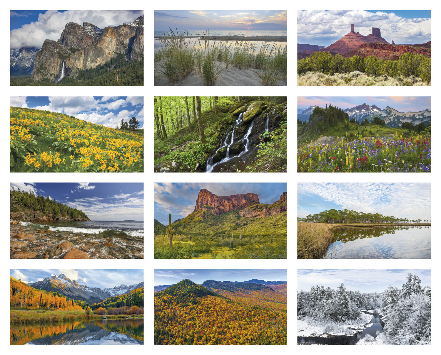 Triumph® Calendars American Splendor with Date Blocks Calendar 28