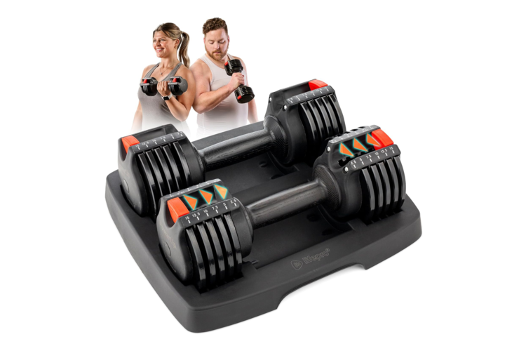 Lifepro PowerUp Adjustable Dumbbells 1