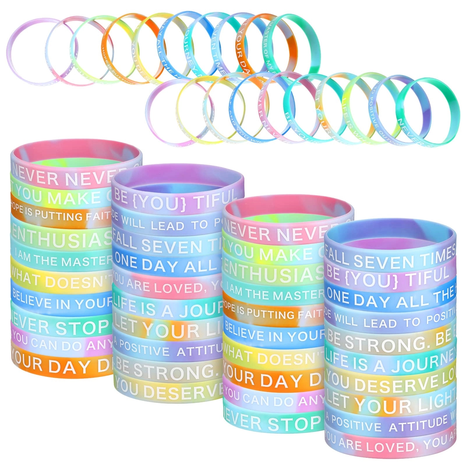 Debossed silicone bracelet 5