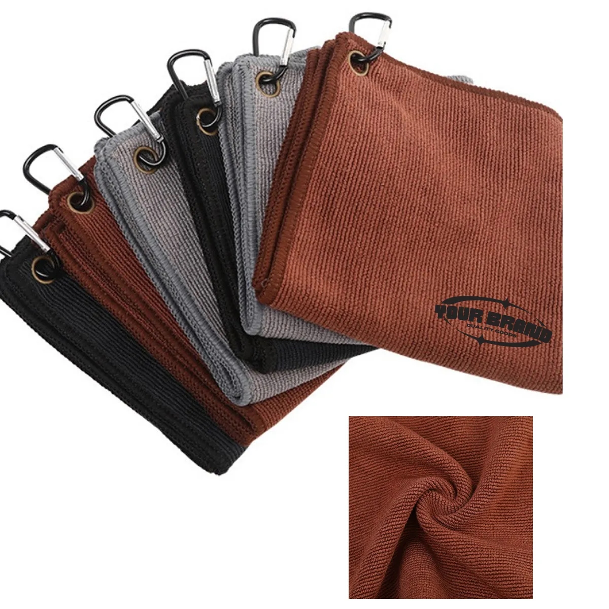 Customizable Microfiber Yoga Waffle Golf Towel 1