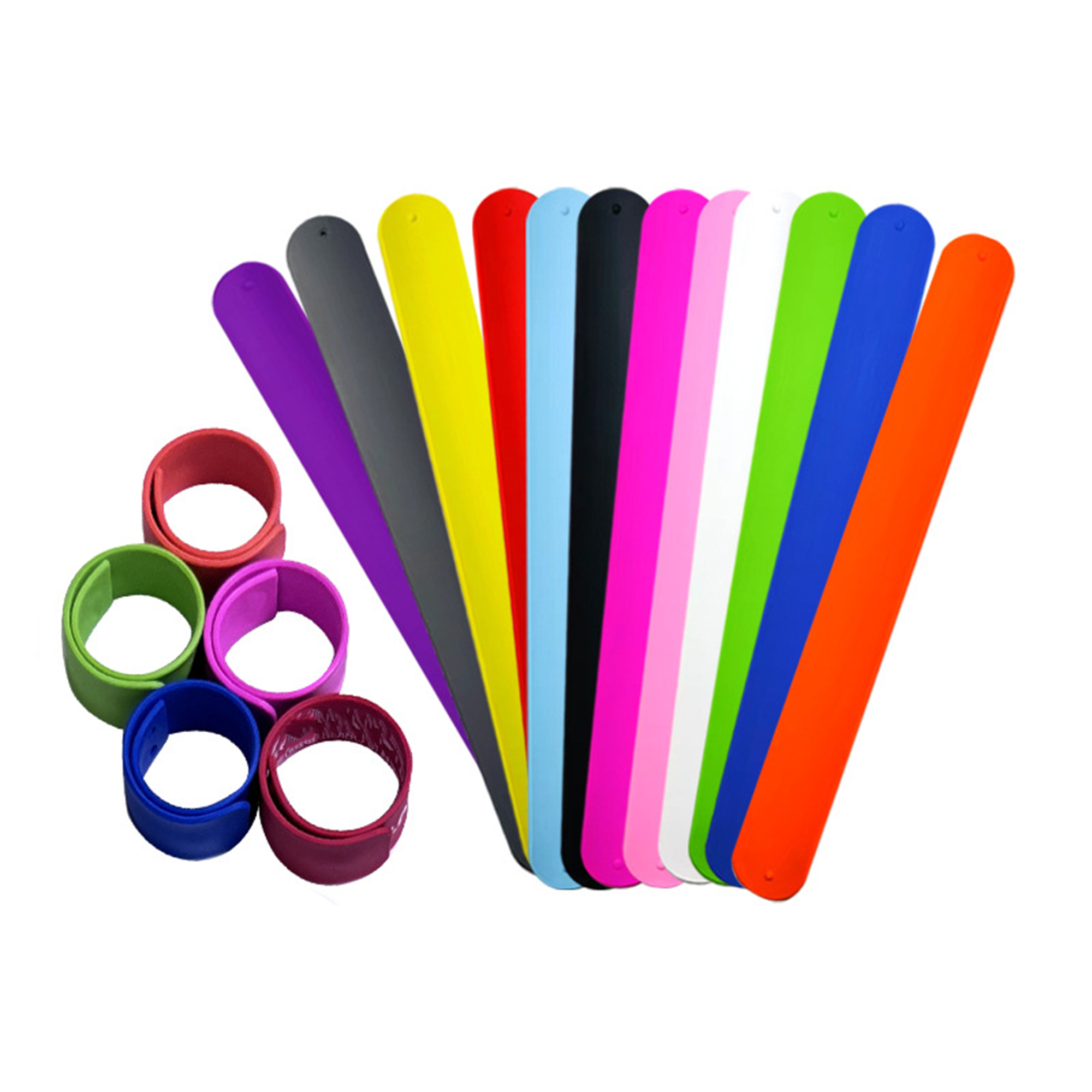 Custom Silicone Slap Bracelet MOQ 50 3