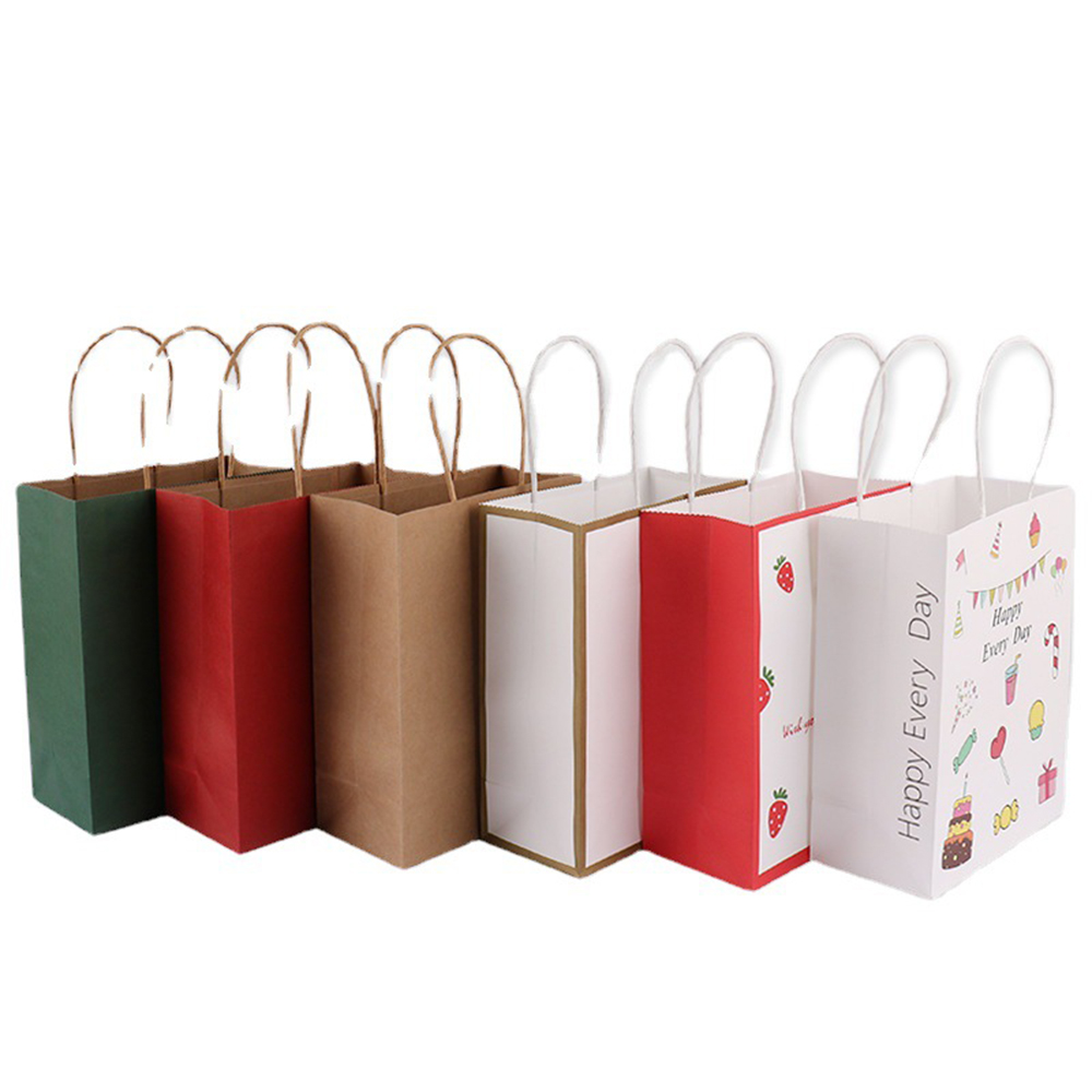 Medium Kraft Paper Brown Shopping Bag 8