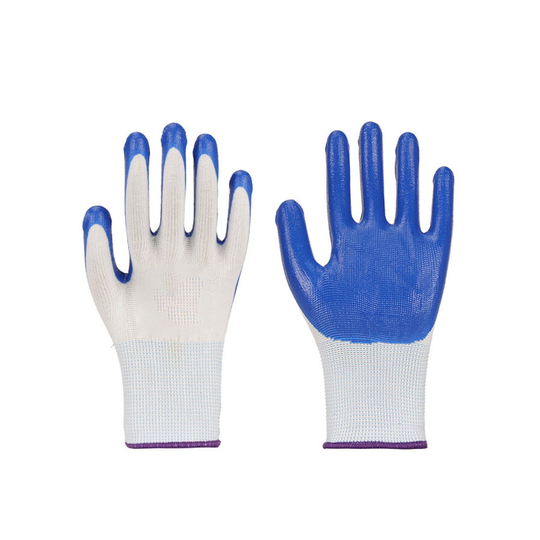 Nitrile Anti-slip Labor Protection Gloves for Construction Site 4