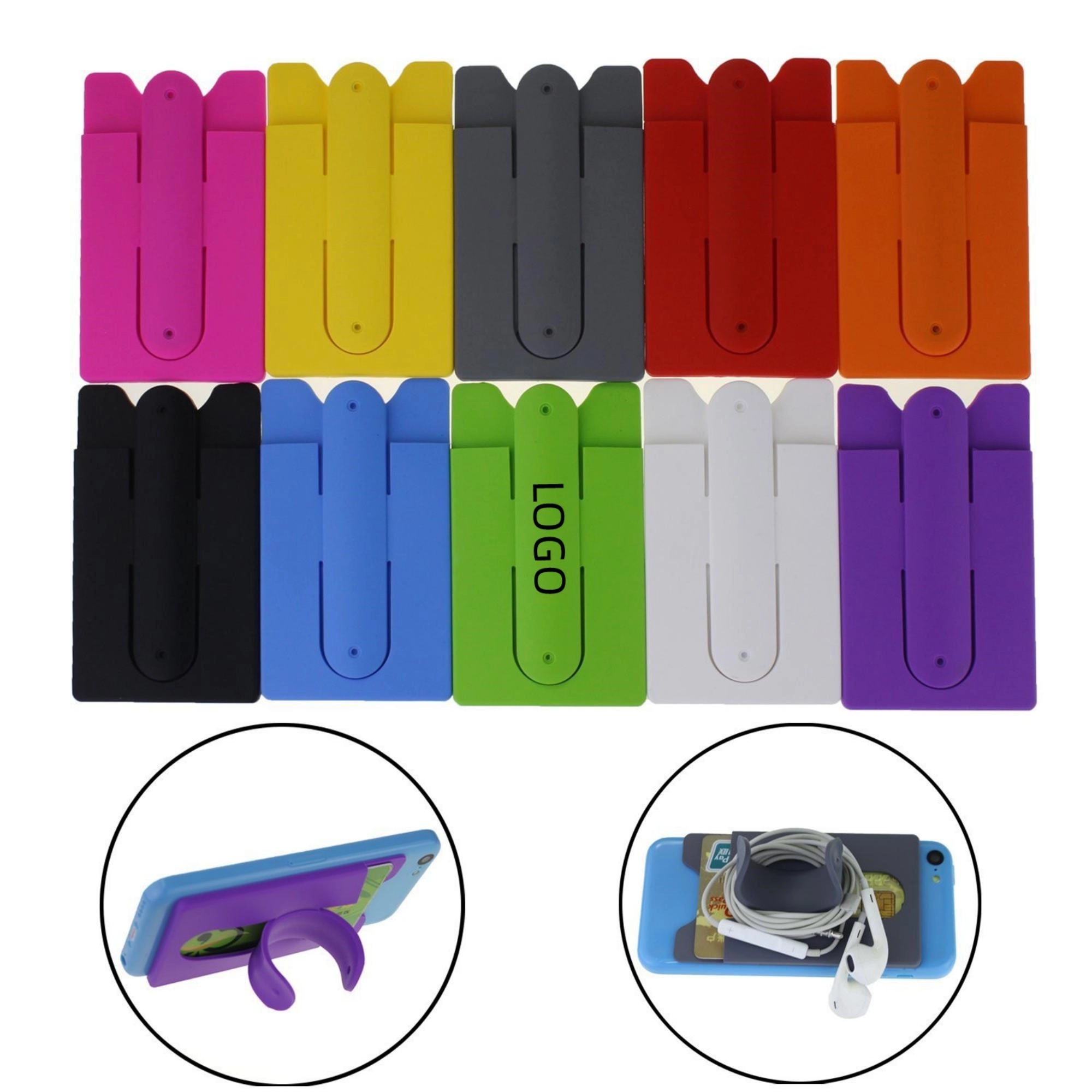 Silicone Card Cover Mobile Phone Holder 2