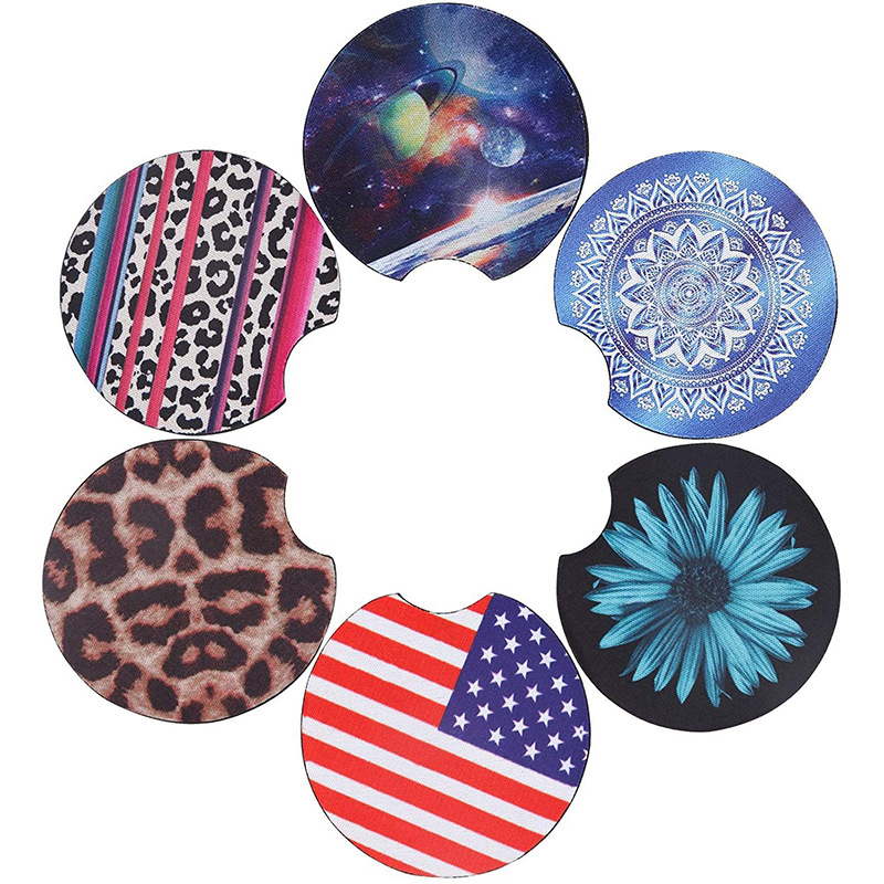 Neoprene Non-slip Car Coasters 1
