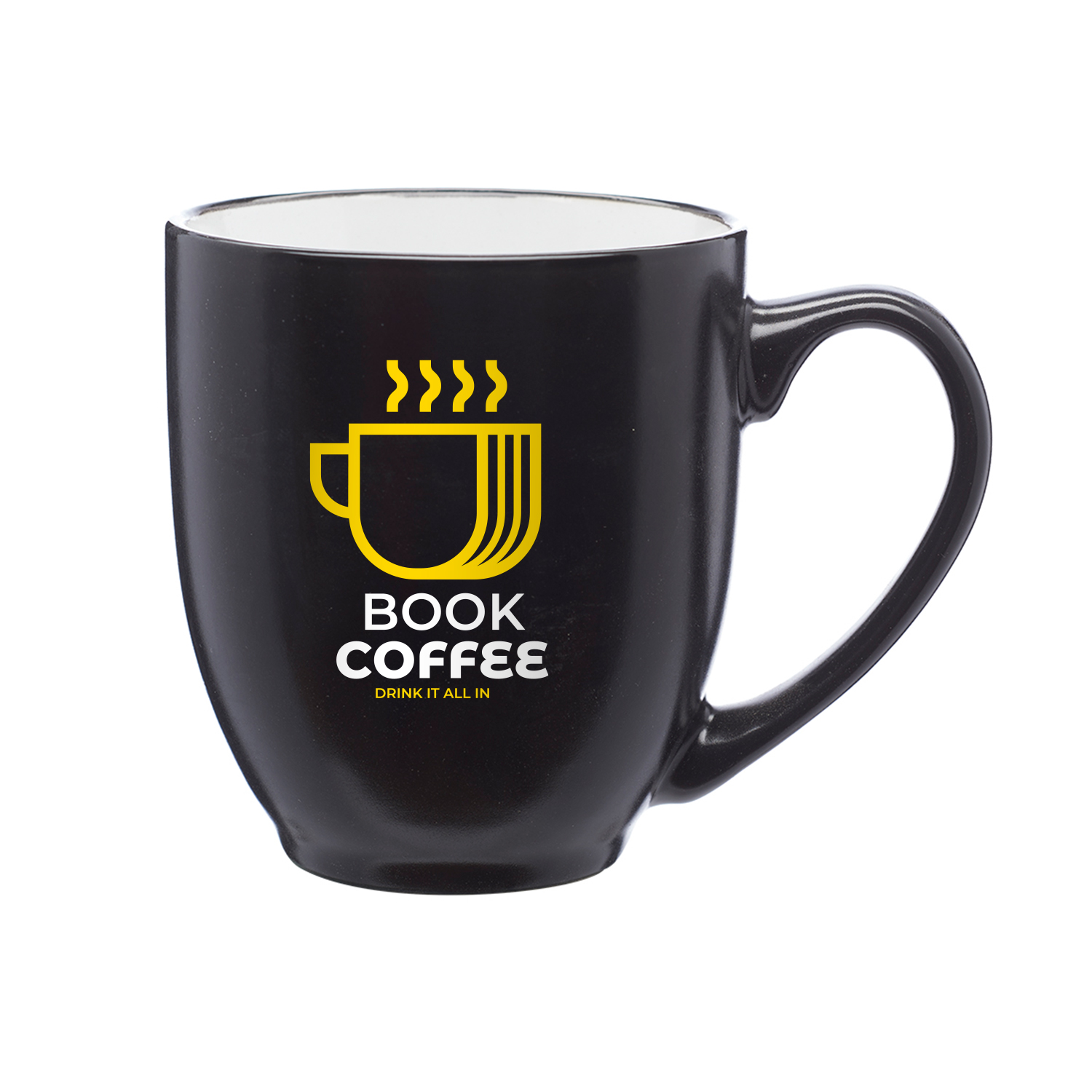 16 oz. Hidden Hue Ceramic Bistro Mug (2 Color Imprint) 6