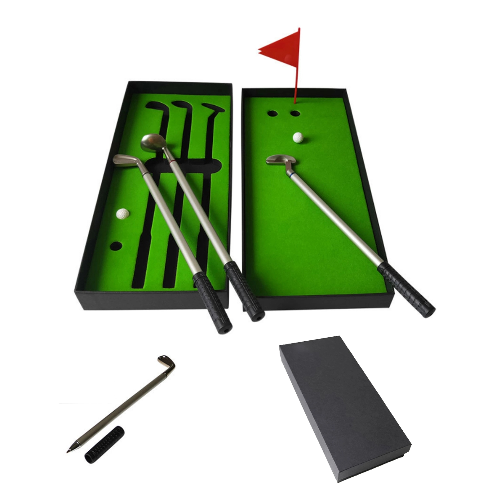 Mini Desktop Golf Course Ballpoint Pens Set 2