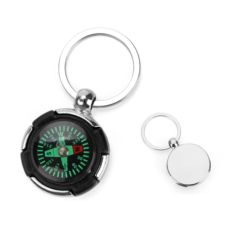 2 in 1 Metal Key Ring and Compass 7