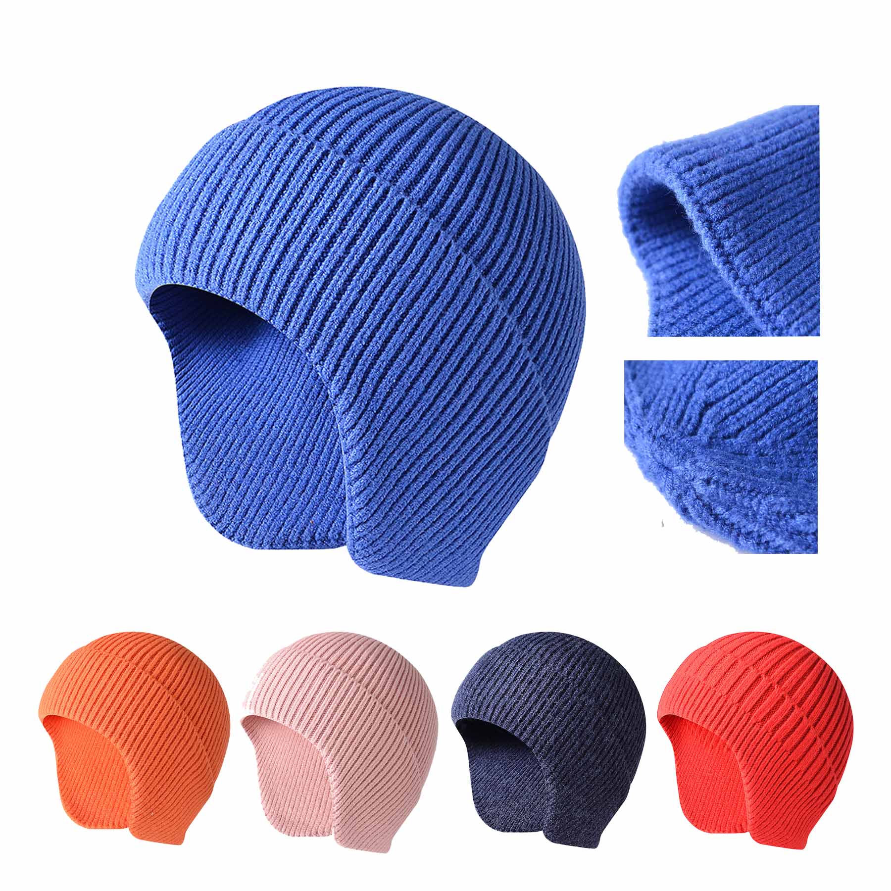 Thickening Warm Head Wrap Ear Protection Cap 1