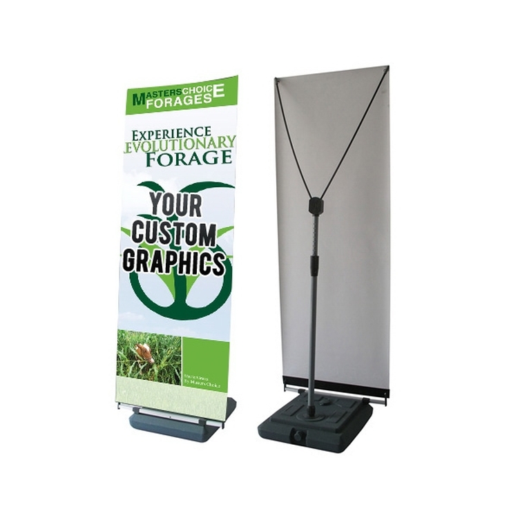 V Adjustable Outdoorbanner-with 2x5 Graphic-Single 1