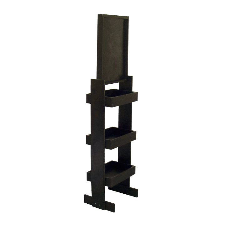 3 Shelf Wine Rack W/ Header