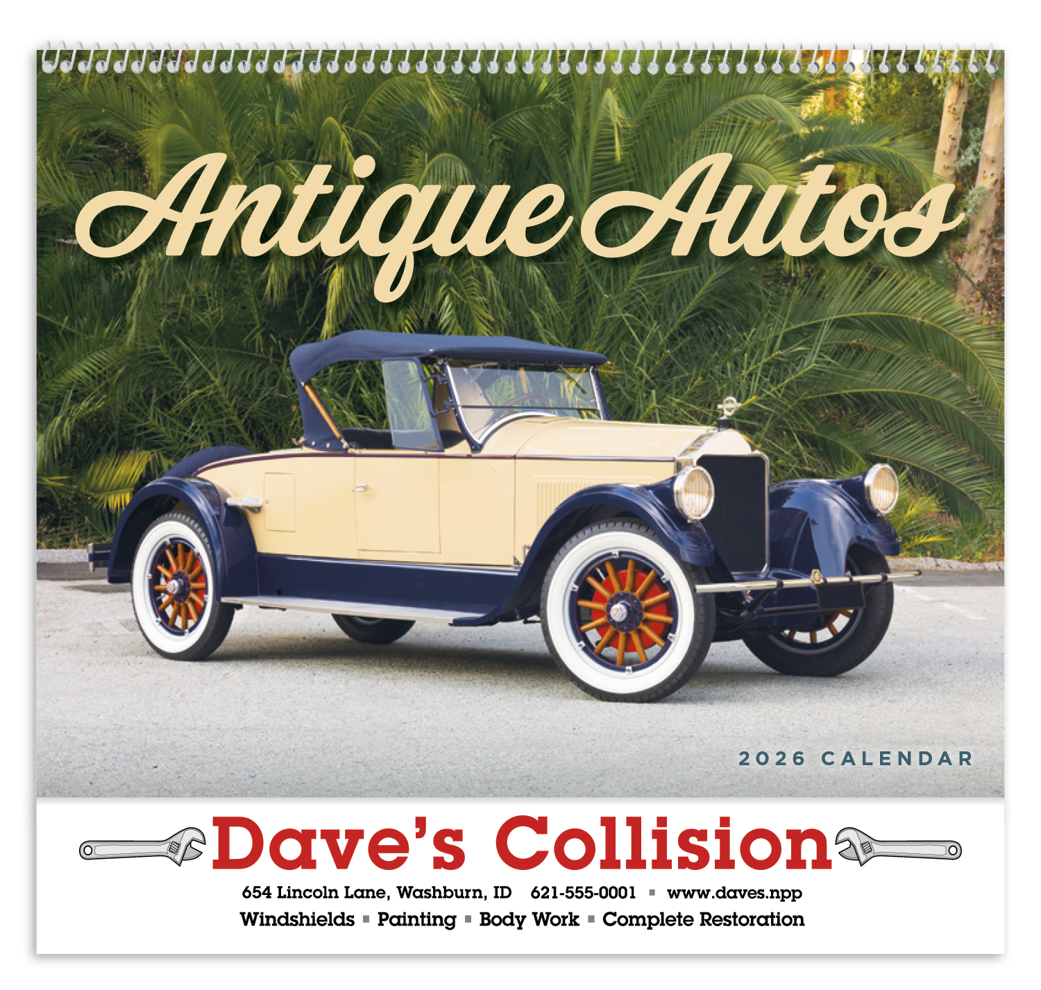 Good Value™ Antique Autos - Spiral Calendar 43