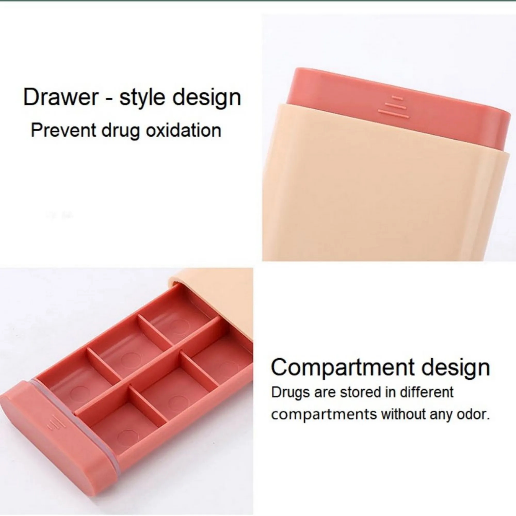 Color Portable Mini Medicine Box 3