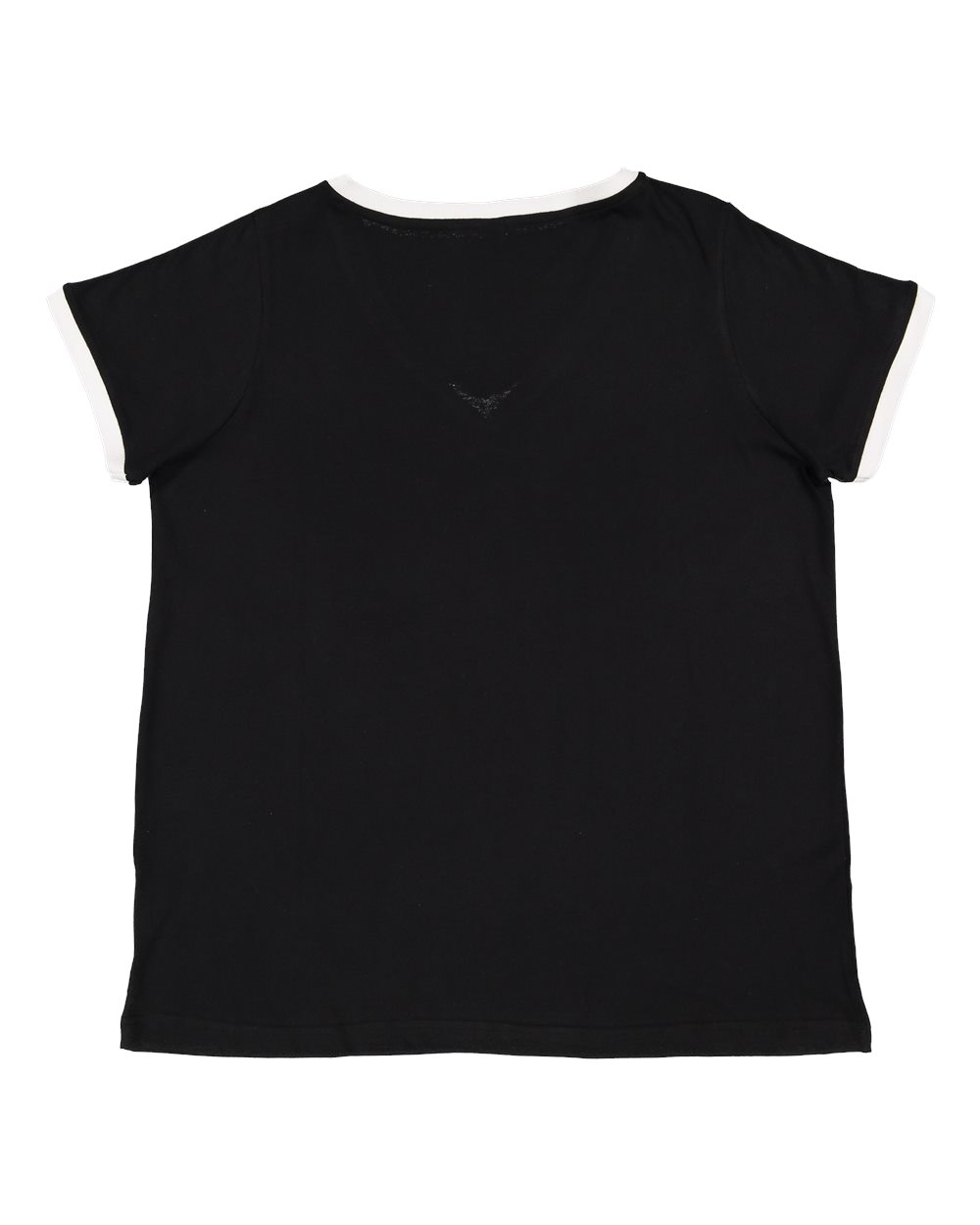 Women's Curvy Retro Ringer Premium Jersey V-Neck Tee - 3832 7
