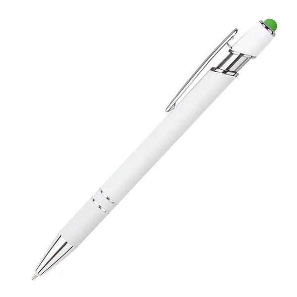 Full Color White Alpha Soft Touch Stylus Pen 9