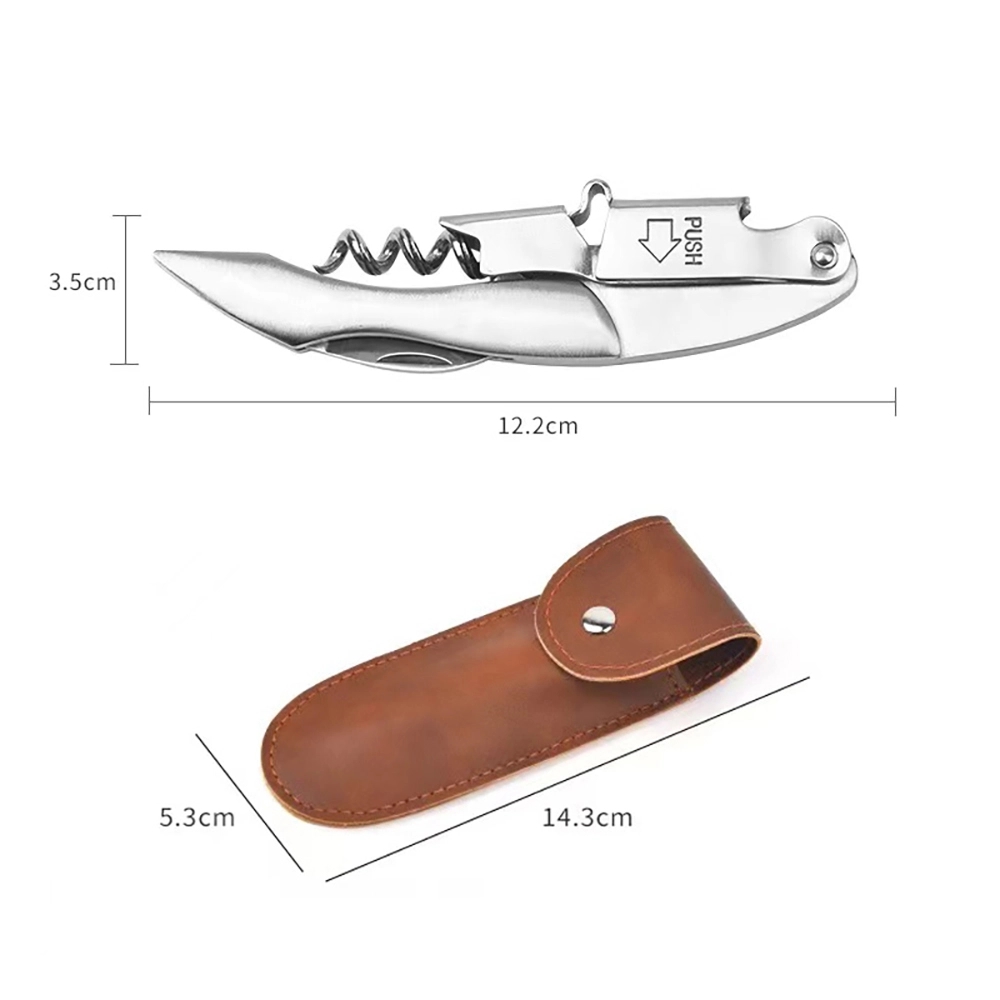 Corkscrew With Foil Cutter &Bottle Opener 3