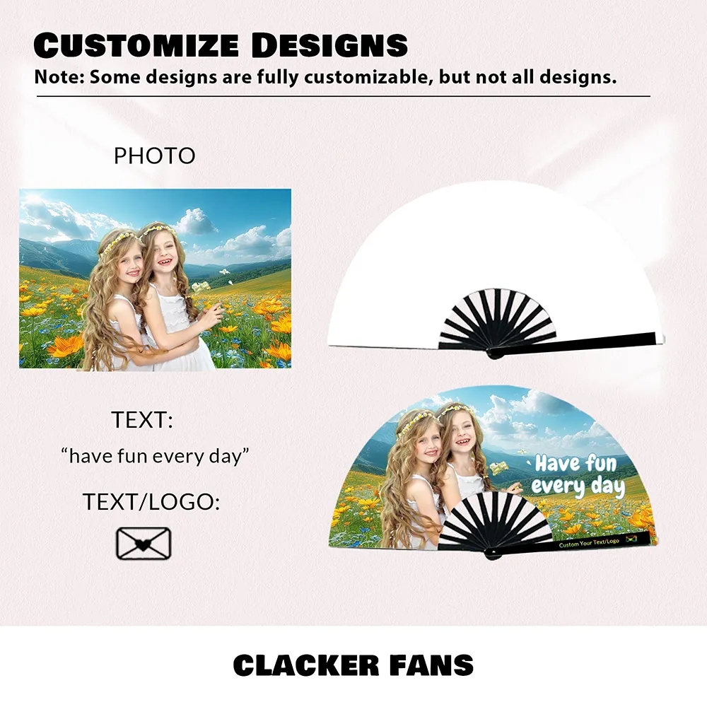 Personalized Boot On The Ground Folding Fan For Line Dancing 4
