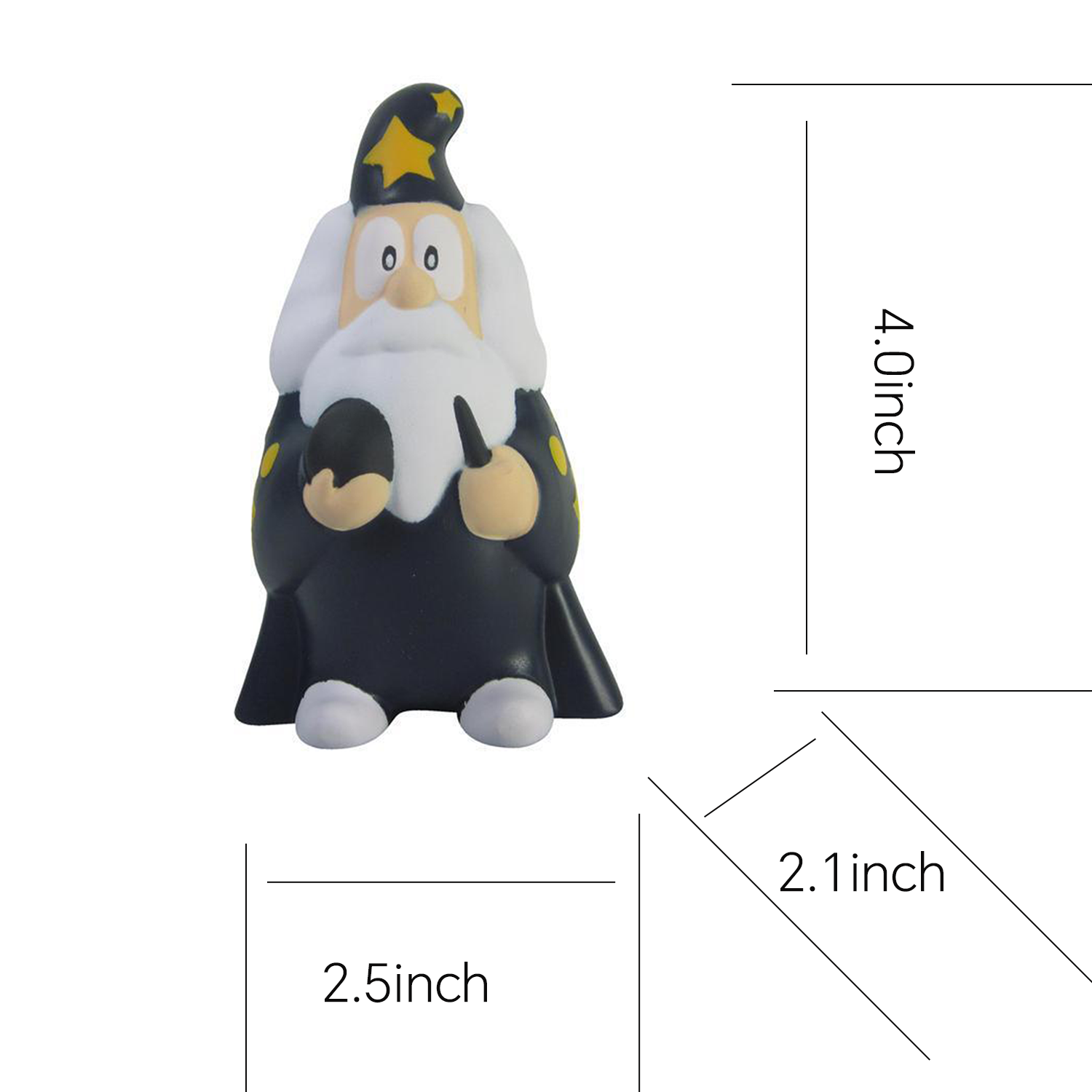 PU Foam Wizard Stress Reliever Toys 6