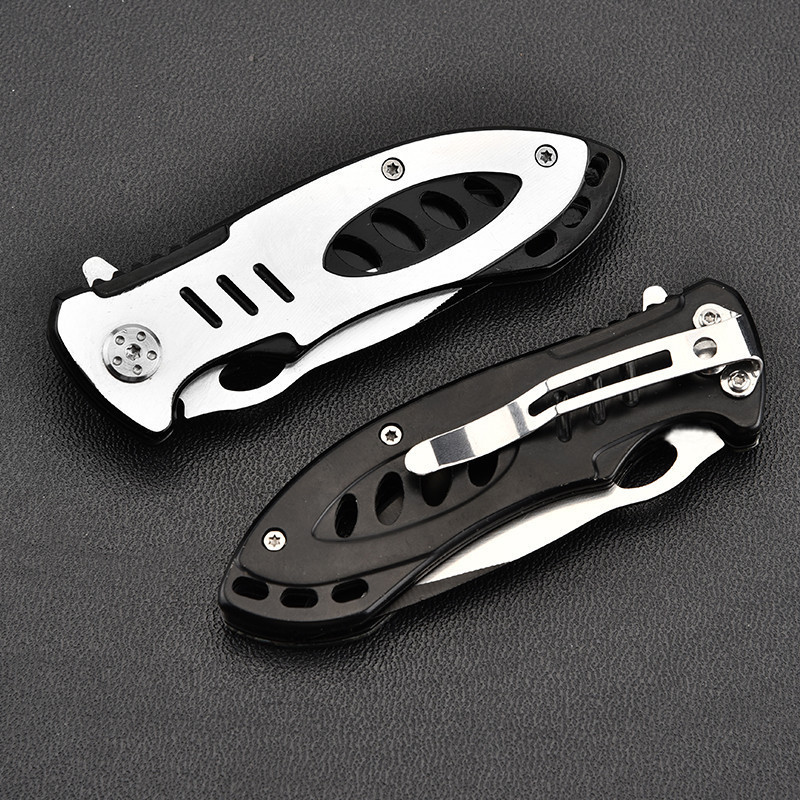 Camouflage Stainless Steel Folding Pocket Knife 8