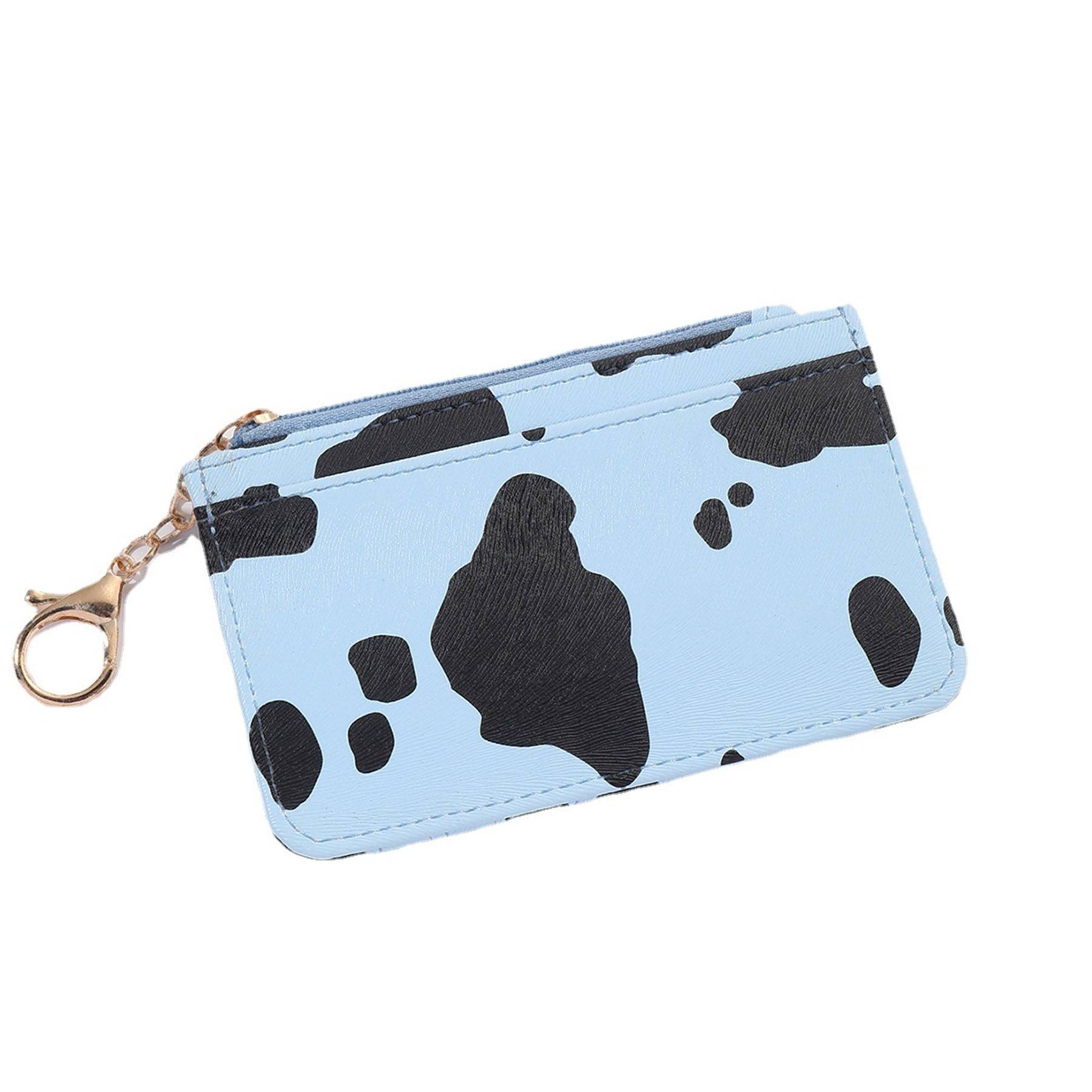 Pu Leather Cow Print Wallet 6