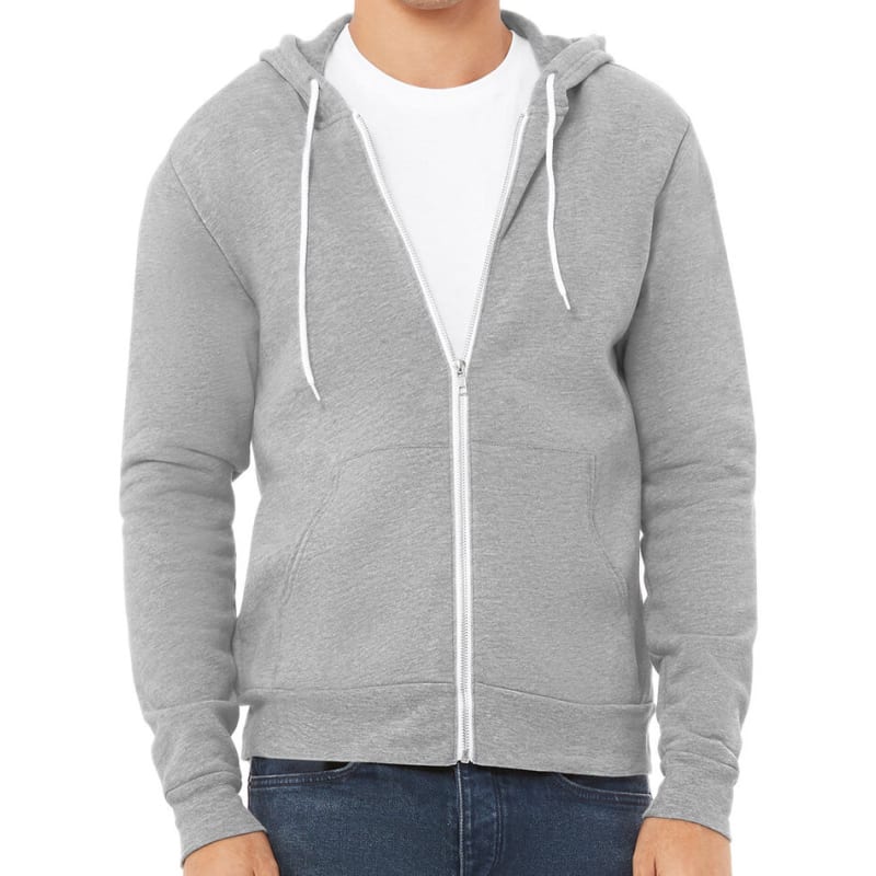 Bella Unisex Poly-Cotton Fleece Full-Zip Hoodie 119