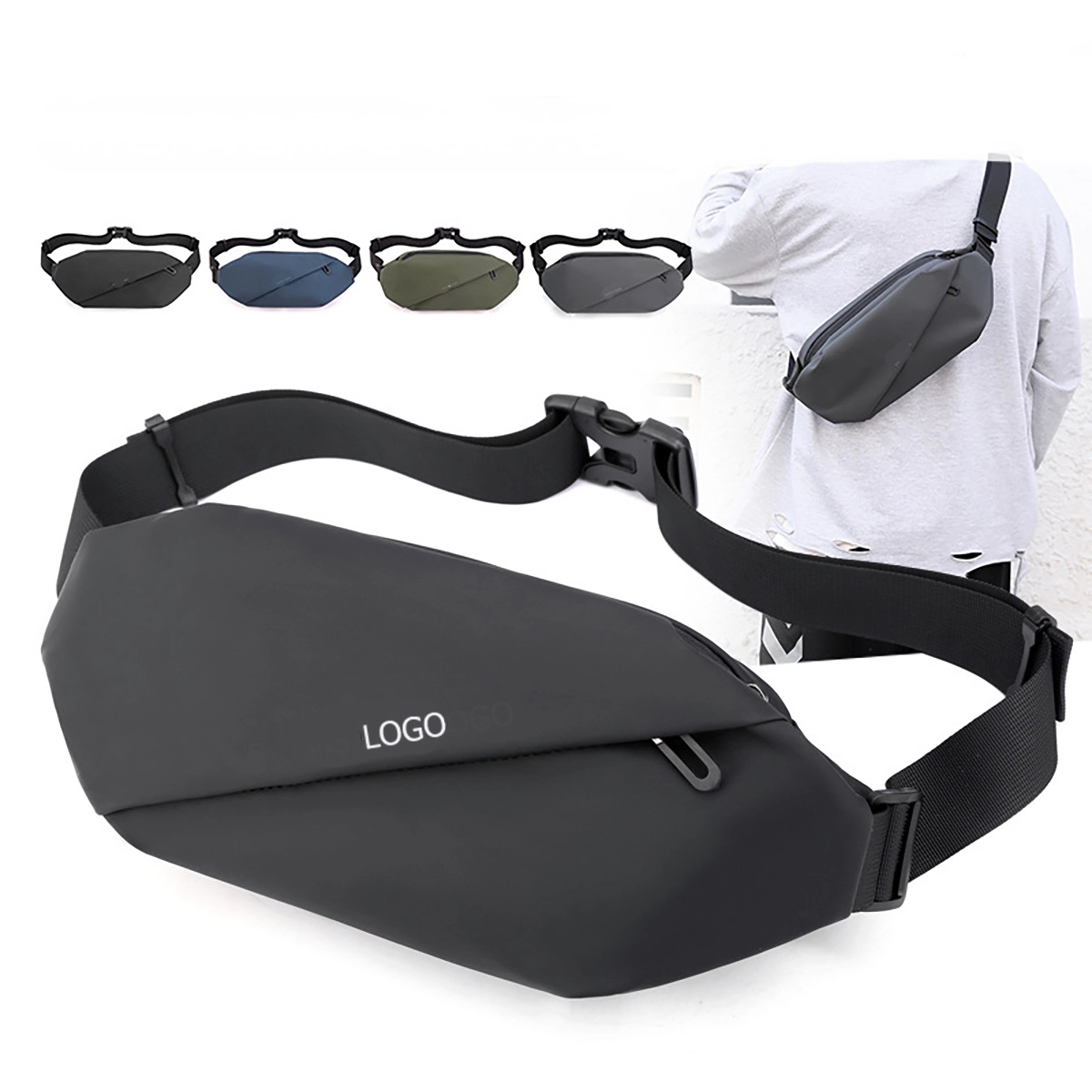 Versatile Large Capacity One-Shoulder Crossbody Waist Bag 1
