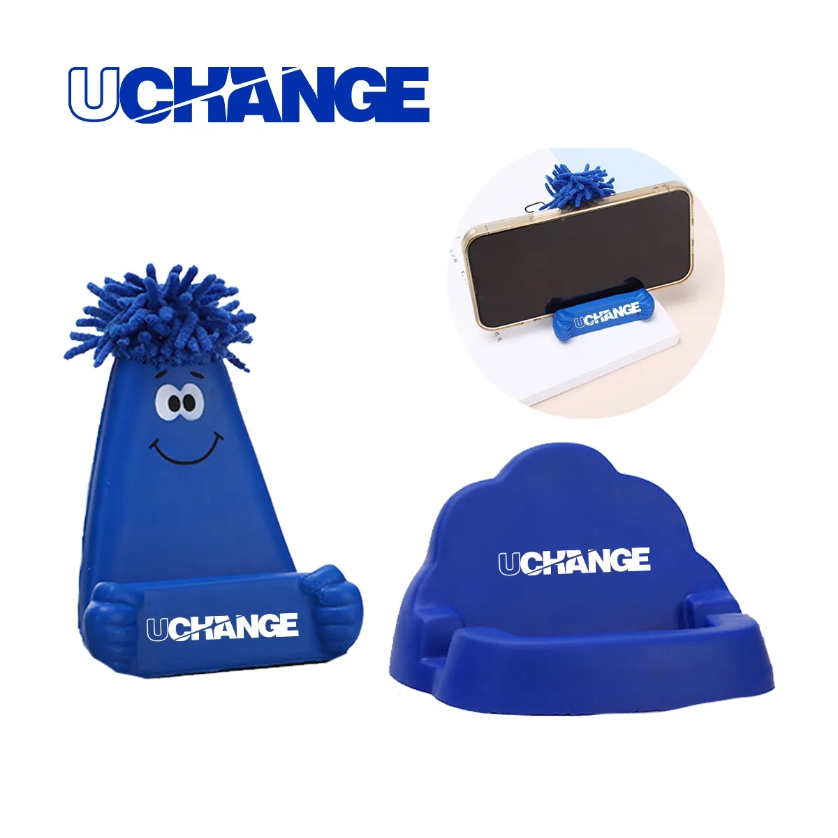 Foam Stress Reliever Phone Stand Assorted Colors 6