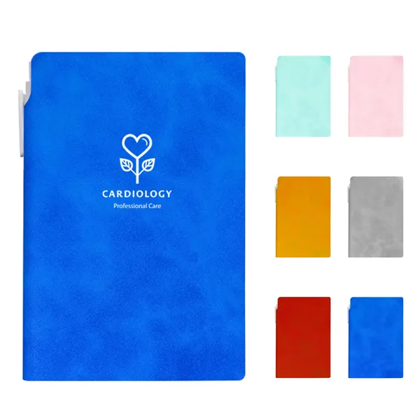 A7 Soft Cover Notebook with Pen Holder