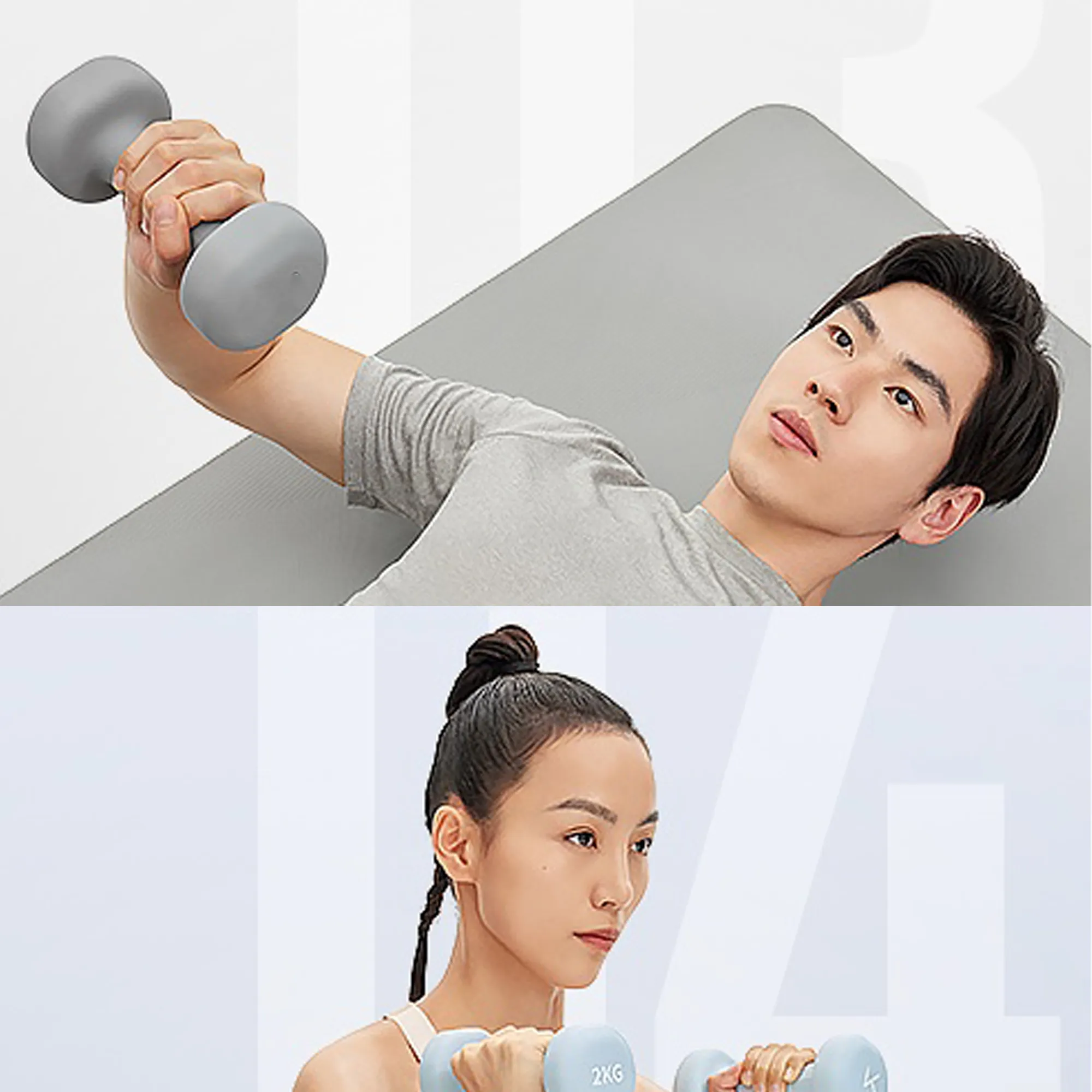 Home Exercise Solid Cast Iron Dumbbell 3
