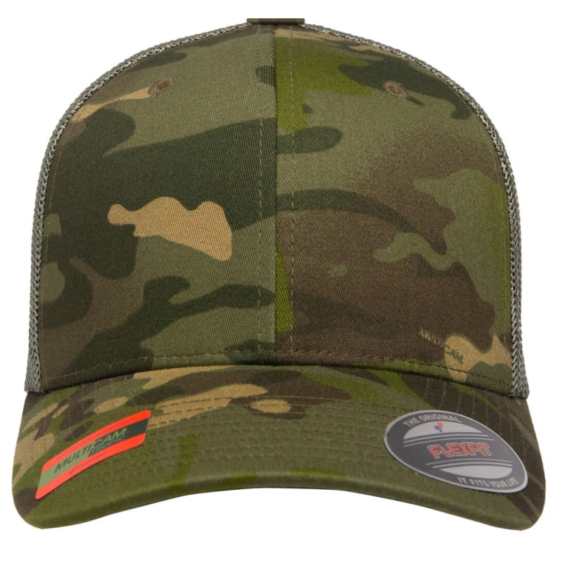 Yupoong Adult Flexfit® Multicam® Trucker Mesh Cap 2