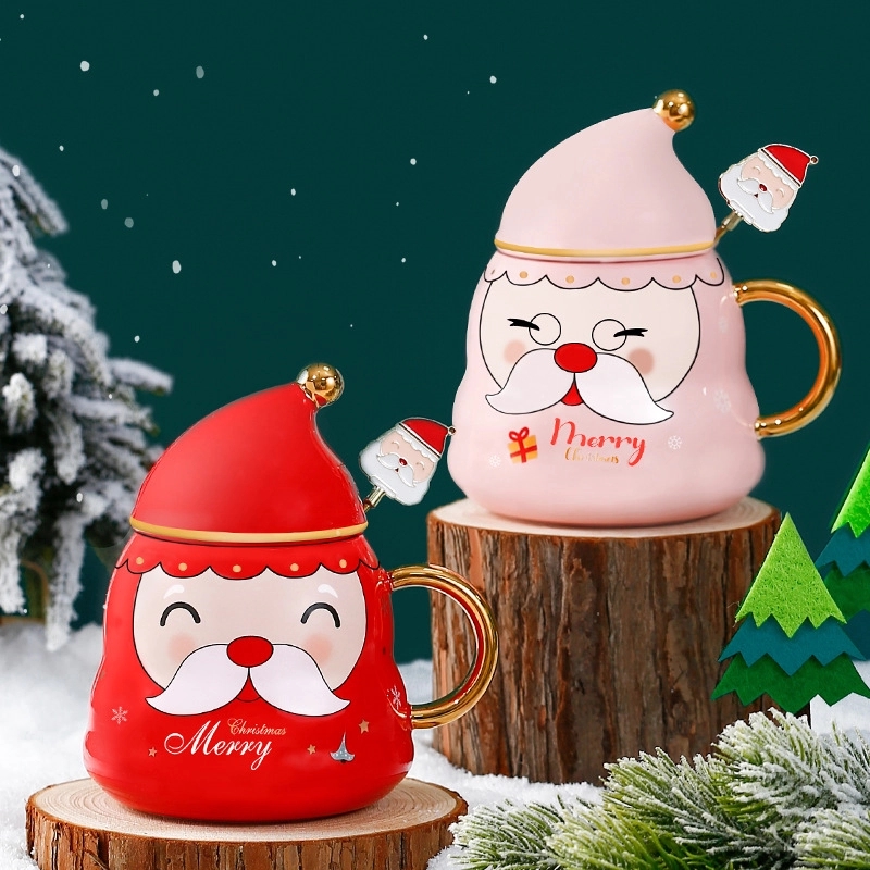Christmas Hat Shaped Coffee Ceramic Mug 1