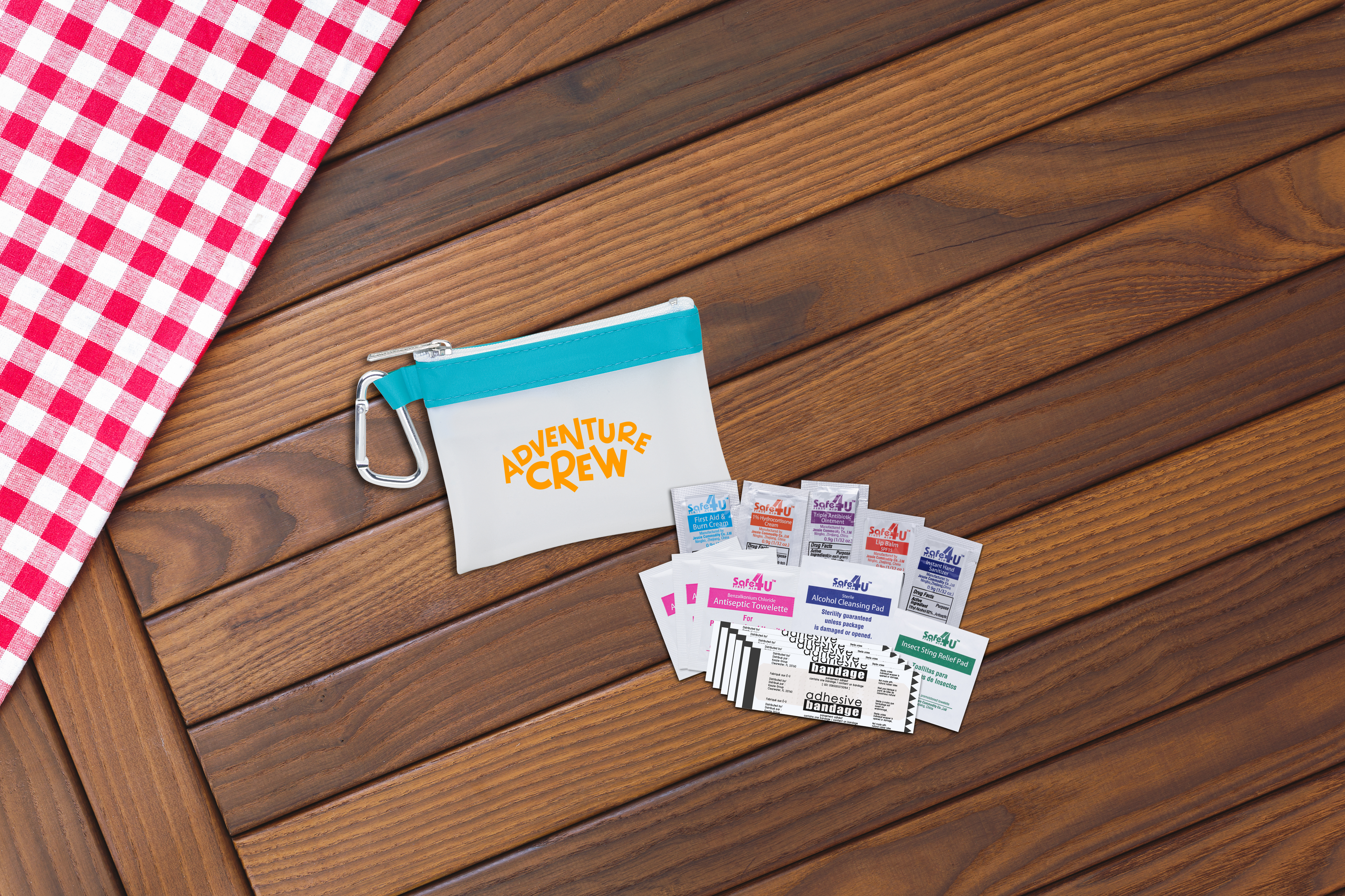 Good Value™ Frosty Stripe Deluxe First Aid Kit - 15 Piece 18