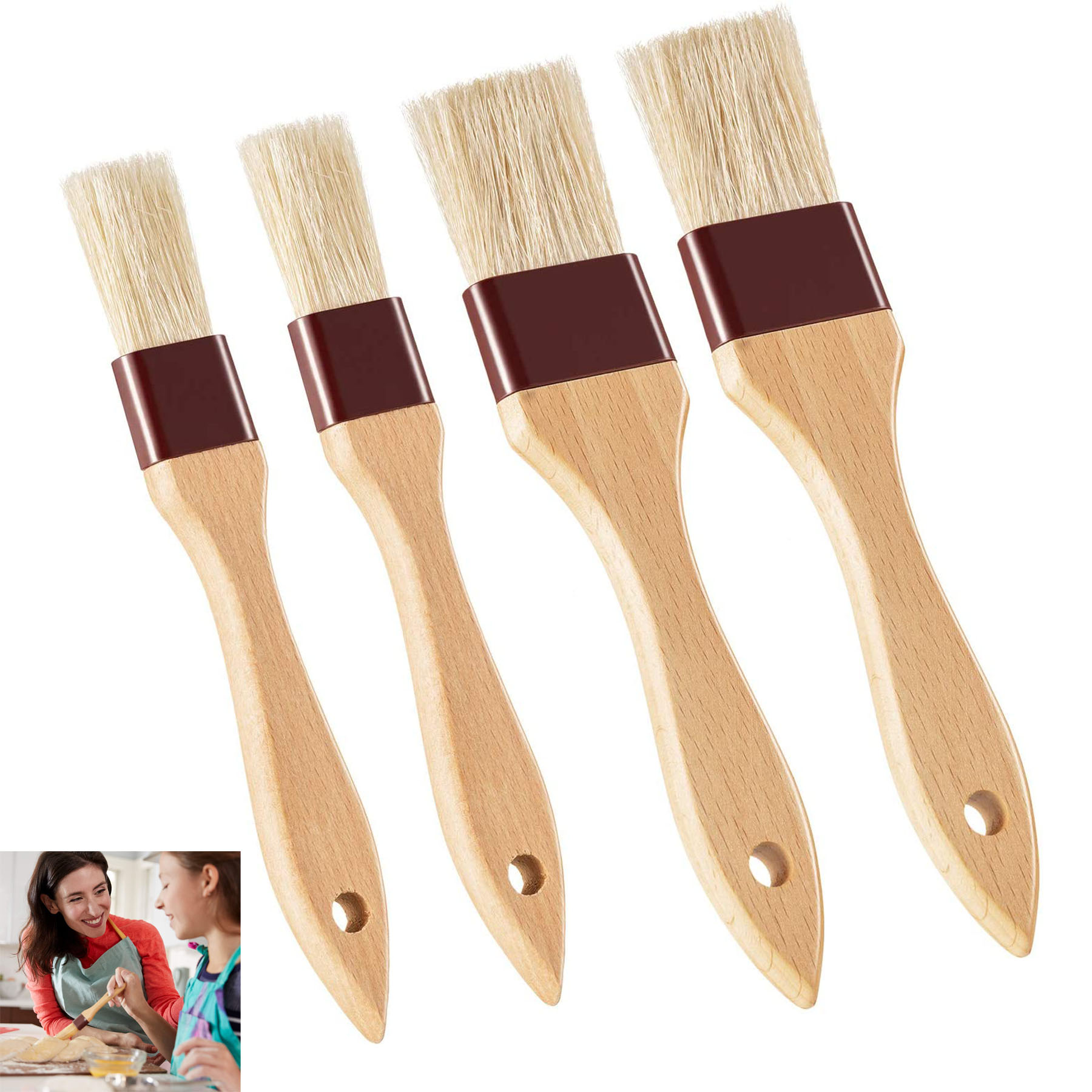 4 Pieces Pastry Brushes Set 1