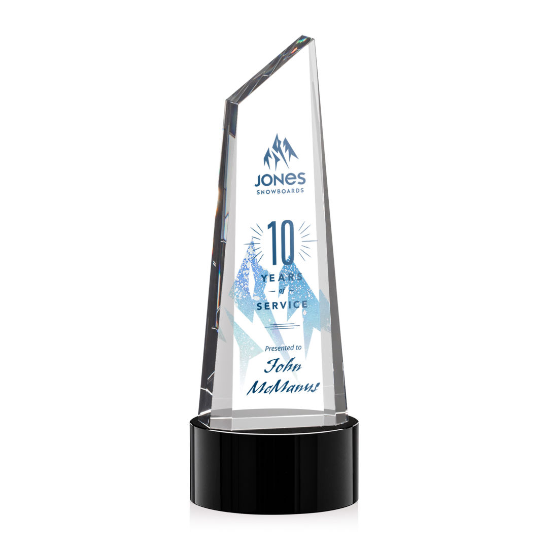 Akron VividPrint™ Award on Base - Black 8