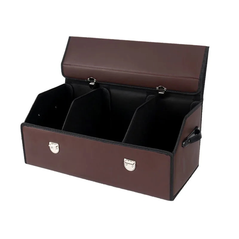 Vehicle Leather Storage Box 5