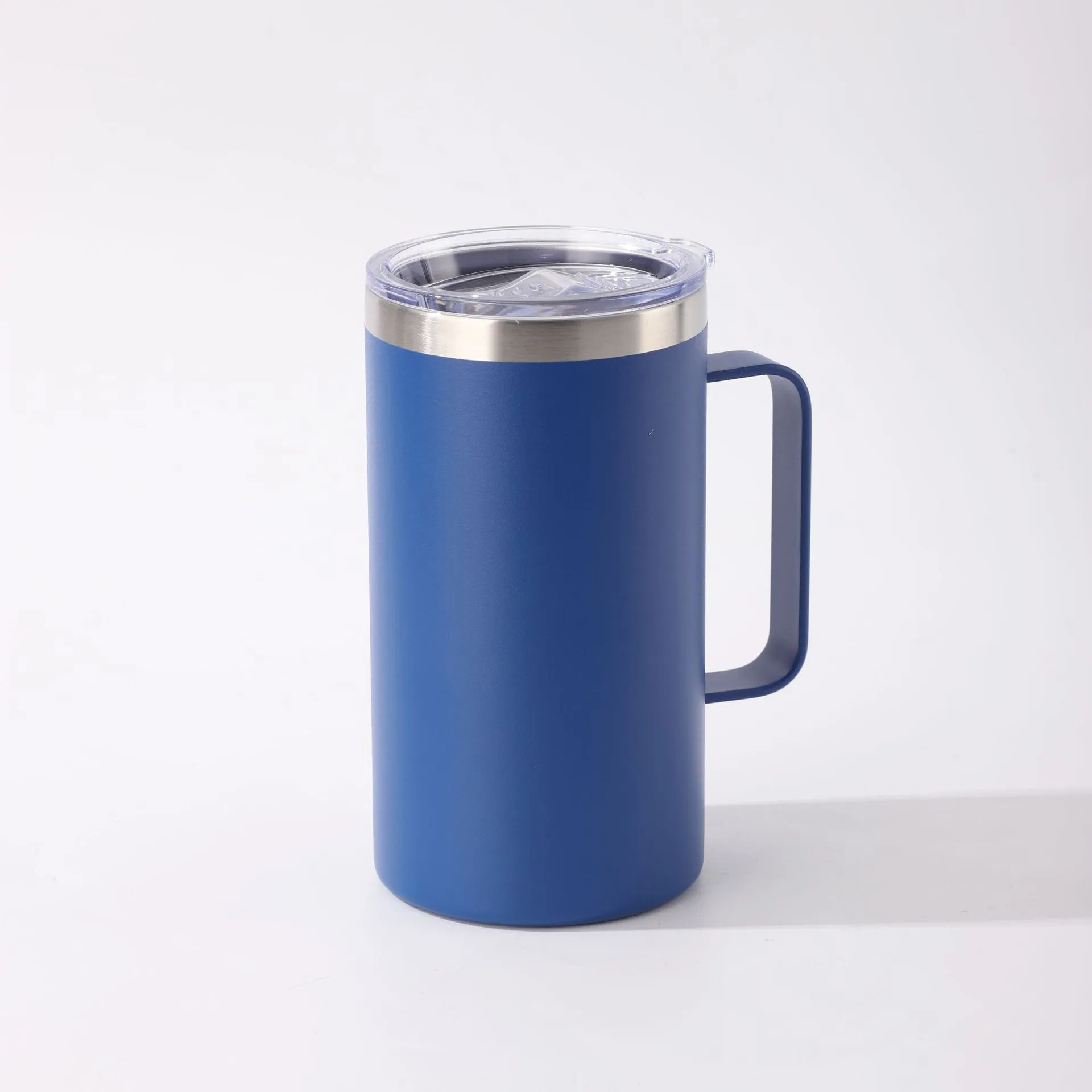 Double Wall Vacuum ReusableTravel Mug with Lid-24oz 7