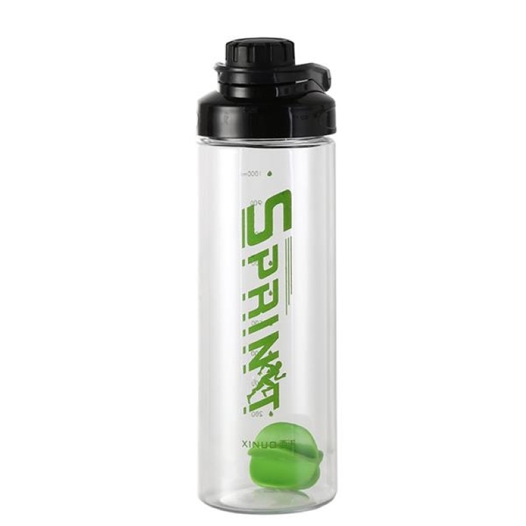 Fitness portable shake milkshake bottle 4